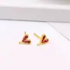 Accesorios de pendientes de gancho de moda con circonita, pendientes de pin de plata 925, pendientes de diadema colgantes, accesorios de pendientes hechos a mano DIY A24B