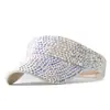Gorra de Béisbol de Diamantes para Mujer Transfronteriza Moda Retro Protector Solar de Viaje Gorra Totalmente de Diamantes Sombrero Protector Solar para Viajes al Aire Libre