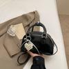 Bolsa feminina Niche Shell, bolsa Boston de ombro, cor sólida, transversal, bolsa feminina, bolsa de boliche, bolsa feminina moderna