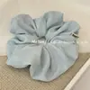 Estilo Coreano Fresco Cuadros Anillo para el Pelo de Intestino Grande Flor para el Cabello Simple Elegante Atar el Pelo Cuerda para el Pelo Duradera Goma para el Cabello Atar la Cabeza Tendón de Caballo Cuerda para el Pelo de Cola de Caballo