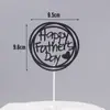 Feliz aniversário pai decoração de bolo bandeira pai Feliz aniversário tipo barba pai decoração de cartão
