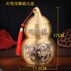Adornos de cobre con forma de dragón de fuego en relieve, adornos de feng shui