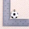 Pingentes de Bola de Strass com Gotejamento de Óleo em Liga Ecológica Pingentes Feitos à Mão Pingentes de Bola Esportiva Coloridos Quentes de Venda Transfronteiriça