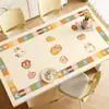 Mantel de Mesa Cuadros de Dibujos Animados, Impermeable, Resistente al Aceite, No Lavable, Resistente a las Manchas, Estilo Nuevo 2026, Lujo Ligero, Mantel de Gama Alta