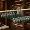 Perchero para pantalones con forma de ganso, para el hogar, sin costuras, antideslizante, clip para pantalones, percha para ropa en forma de Z, especial para armario, perchero para pantalones con forma de 2, almacenamiento, perchero para colgar pantalones