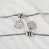 Moda Europeia e Americana ama pulseira de tornozeleira banho de cobre micro cravejado zircônia escultura figura pulseira joias atacado