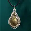 Colgante Caparazón de Tortuga Marca Buda Tailandia Longpo Cobre Benmingfo Collar Tortuga Colgante Pareja