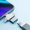Adecuado para iPhone Teléfono Móvil Apple Adaptador Otg Dos en Uno Unidad Flash Usb3.0 USB Ratón Adaptador Tipo-C