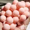 Cuentas de Flocking de Color Macarrón con Agujero Recto Hechas a Mano Accesorios para Ropa Antigua de Otoño e Invierno Felpa 10 Piezas/Paquete Material Libre