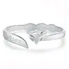 Qiaolanxuan Joyería de Moda Pulsera de Plata Ancha para Mujer Estilo Coreano Pulsera de Jade Vila Baifu para Mujer al por Mayor