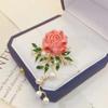 Broche de Flor de Peonía de Alta Gama para Mujer, Ramillete Niche de Alta Gama, Anti-Exposición, 38 Accesorios Festivos, Accesorio para Traje y Abrigo