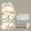 Mouse pad em forma especial pudim cão desenhos animados animal mouse pad escritório mouse pad marca anime mouse pad lote