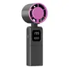 Ventilador de Mão Portátil Dobrável Rotativo com Display Digital 2026 199 Configurações de Velocidade Mini Ventilador de Pescoço de Alta Velocidade Presente de Verão