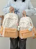 Mochila Estudante Estampa de Frutas Menina de Universidade Fresca Doce Feminina Bonita Mochila de Viagem Mochila Fashion