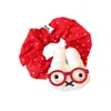 Nuevo Lazo para el Cabello de Conejo con Lunares Rojos y Ojos de Dibujos Animados Cuerda para Cola de Cabello de Chica Dulce Banda Elástica Accesorios para el Cabello