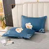 Juego de almohadas, almohada individual con funda, extraíble y lavable, apto para estudiantes y adultos, núcleo de almohada protector del cuello, se vende en pares