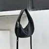Bolso de Media Luna Minimalista Casual de Moda Japonés y Coreano de Alta Calidad, Bolso de Media Luna de Lujo Sencillo, Bolso de Mano, Bolso de Mano Retro, Moda para Mujer
