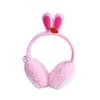 Nuevo auricular con forma de conejo de peluche de dibujos animados, regalo creativo de peluche, auricular de música para computadora y teléfono móvil