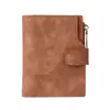Nueva Cartera para Mujer Cartera Corta con Cremallera Versión Coreana Versátil Billetera para Monedas Múltiples Ranuras para Tarjetas Portatarjetas con Hebilla Suministro Directo de Fábrica