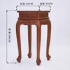 Mesa Divina com Armário em Mogno Maciço, Divisória para Oferendas, Mesa para Casa, Mesa Zen com Buda, Armário Vertical em Pau-rosa com Esculturas para Culto.