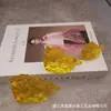Adorno del Año del Dragón de Cristal Amarillo, Doce Animales del Zodiaco, Regalo de Ceremonia de Apertura, Artesanía de Cristal, Decoración del Hogar, Artesanías de Cristal