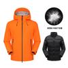 Chaqueta Ligera de Alta Calidad para Exteriores para Hombres y Mujeres, Cortavientos, Impermeable, Transpirable, Rellena de Plumas, Chaqueta Cálida para Montañismo