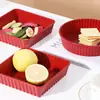 Caja de dulces roja festiva para Año Nuevo Chino para sala de estar, uso doméstico, caja de almacenamiento festiva para snacks de frutas secas del Festival de Primavera, festiva
