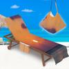 Nueva Funda de Microfibra para Silla de Playa Reclinable Toalla de Playa Bolsa Toalla de Playa Impresión Digital 3D Serie Paisaje Funda para Reclinable