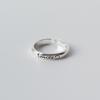 Anillo Geométrico Sencillo para Mujer, Moda Retro, Diseño de Letra Irregular, Anillo Abierto para el Trabajo, Estilo Dulce y Fresco, Anillo Apilable para el Dedo Índice