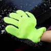 Esponja para Pintura de Coche, Limpieza de Ruedas, No Dañina, Guantes de Felpa Engrosados para Limpieza de Coches, Chenilla de Felpa de Cinco Dedos