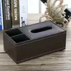 Caixa de Lenços de Luxo Personalizada para Mesa de Centro da Sala de Estar, Porta-Lenços de Couro para Casa, Hotel, Restaurante, com Logotipo