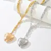 Collar Colgante Simple de Amor Transfronterizo Europeo y Americano Estilo Frío Retro Cadena para Clavícula en Forma de Corazón Fabricante Venta al por Mayor