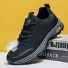 Sapatos Masculinos, Sapatos Casuais Versáteis Respiráveis de Primavera, Tênis de Corrida para Exterior com Solado Macio, Calçados de Proteção do Trabalho, Sapatos Casuais Respiráveis de Primavera