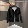 Moda Otoñal para Hombre Chaqueta Elegante con Cuello Alto Estilo Coreano Casual Simple Moderna Chaqueta de Tendencia de Gama Alta Nuevo Estilo para Hombre 2026