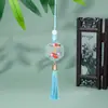 Nuevo Estilo Chino Nacional Tinta Caligrafía Borla Sencilla Sombra de Ventana Pájaro de Bambú Borla Colgante Memoria USB Marcador de Libros Borla Colgante Accesorio DIY Parte