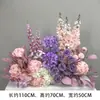 Arreglo floral de piso para boda, decoración de fila de flores rosas, flores de boda, flores artificiales, decoración de pasillo, ambientación, arte floral de escenario T