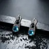 Brincos Cluster de Diamante Cheio de Novo Estilo Transfronteiriços para Homens, Modernos e Versáteis, Brincos de Flor de Íris em Forma de Cruz de Alto Padrão para Mulheres