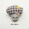 Tela Nueva Algodón Muñeca Accesorios Cuadros KT Fruta Forma Linda Broche DIY Adorno para la Cabeza Ropa Accesorios