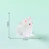 Paisagem em miniatura, criativo, que brilha no escuro, figuras fofas de alpaca, decorações de casa de bonecas DIY, acessórios de sacola surpresa, pequenos enfeites de mesa