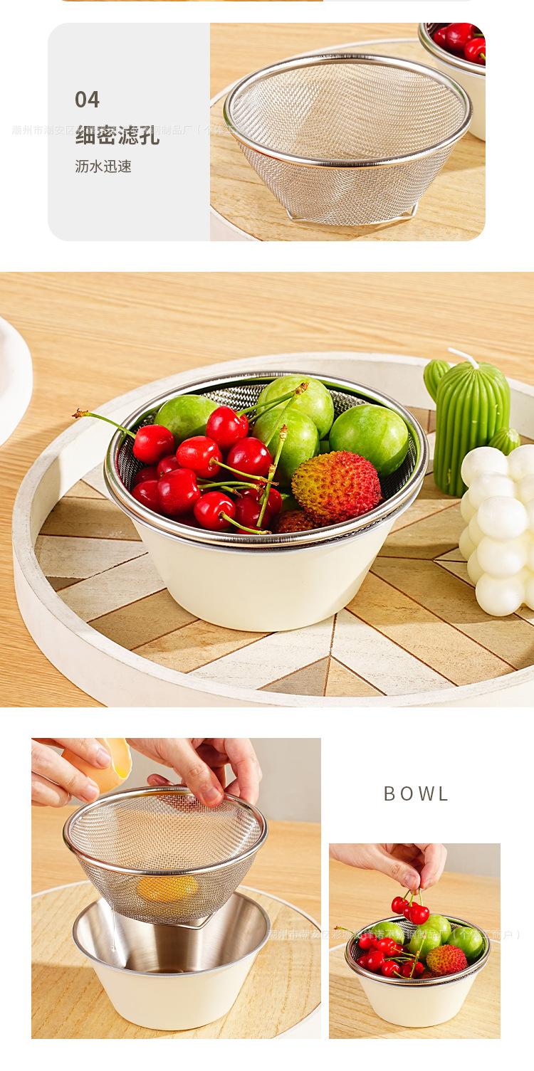 不锈钢沥水碗_14