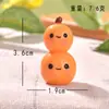 Brinquedos de empilhar frutas em formato de paisagem miniatura, bonecos fofos, acessórios de decoração DIY para mesa de escritório e painel do carro