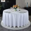 Mantel para Mesa Redonda Grande de Hotel Impermeable y a Prueba de Aceite Sin Lavado Mantel para Mesa de Restaurante Cubierta para Plato Giratorio Manteles Redondos de Lujo Ligero Gama Alta