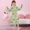 Toalla de Baño Infantil 2026 Nuevo Estilo Algodón Peinado Gasa Bata Ponible Secado Rápido Absorbente de Agua Transpirable Ropa Exterior para Niños y Niñas