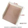 Caja de madera tapa wonton caja de dumplings de madera se puede congelar plato de dumplings apilable bandeja apilable rectangular multicapa