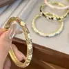 Pulsera Fina de Cloisonné Flor de Vid Retro Bordes Dorados Flores Esmalte de Colores Pulsera Abrible Lujo Ligero Joyería Versátil Hanfu