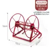 Estante Eléctrico para Enrollar Tuberías Estante de Almacenamiento para Manguera de Agua Carrito de Agua Enrollador Carrete Estante para Enrollar Tuberías Enrollador Recogida de Tubería Agrícola Manivela