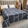 Sábana individual cama doble sábana de verano dormitorio de estudiantes primavera y otoño individual niños cepillado 1,8 algodón lavado 1,5 m