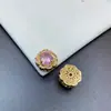 Caja Mágica Redonda Conserva Color Hecho a Mano DIY Pulsera de Cristal Pulsera Accesorios de Joyería Abalorios Espaciadores Originales Incrustados con Diamantes