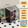 Cubo de basura para el hogar con tapa, Cesta para papel higiénico, Operado con pedal, Gran capacidad, para almacenamiento de residuos en la sala de estar y la cocina