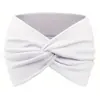 Diadema Deportiva Estilo Bohemio Europeo y Americano para Mujer, Diadema Elástica Ancha para Yoga, Cinta para el Cabello para Correr, Accesorio Deportivo para el Cabello, Tocado